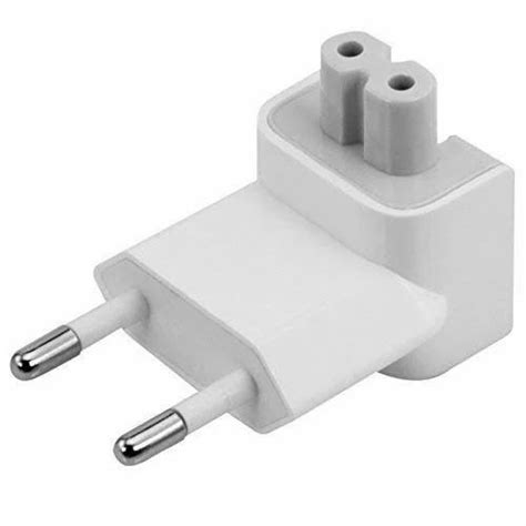 Indian Style EU Round Pins Plug-Duck Head Power Adapter for Apple MacBook,Pro,Air,iPod,iPhone ...