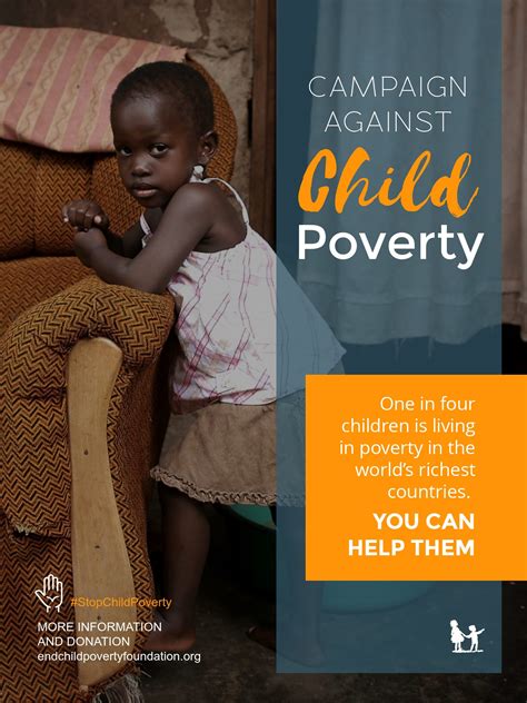 Child Poverty Poster Template | Visme