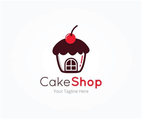 Cake Shop Logo Vector #Logo, #Pâtisserie #Vectors | Bakery logo design, Baking logo design, Cake ...