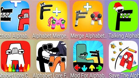 Talking Alphabet Lore F,Save The Alphabet Lore,Alphabet Merge,Alphabet ...