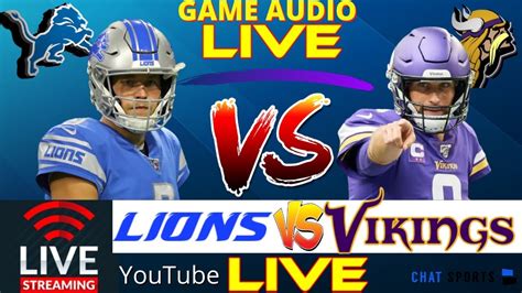 Lions vs. Vikings Live Stream Reactions & Updates On Highlights For NFL Sunday Football Week 17 ...