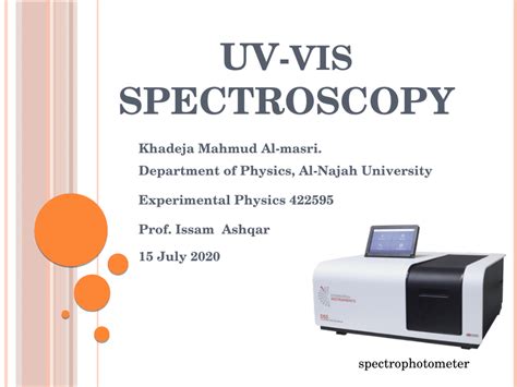 pite Eltér recept uv vis spectroscopy pdf dzsessz kinyit tumor