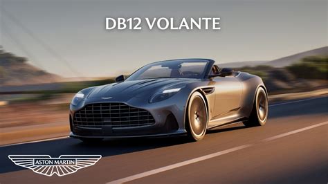 Aston Martin DB12 Volante | A New Standard of Open-Top Driving - YouTube