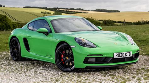 Download Car Coupé Fastback Green Car Grand Tourer Supercar Vehicle Porsche 718 Cayman GTS 4.0 ...