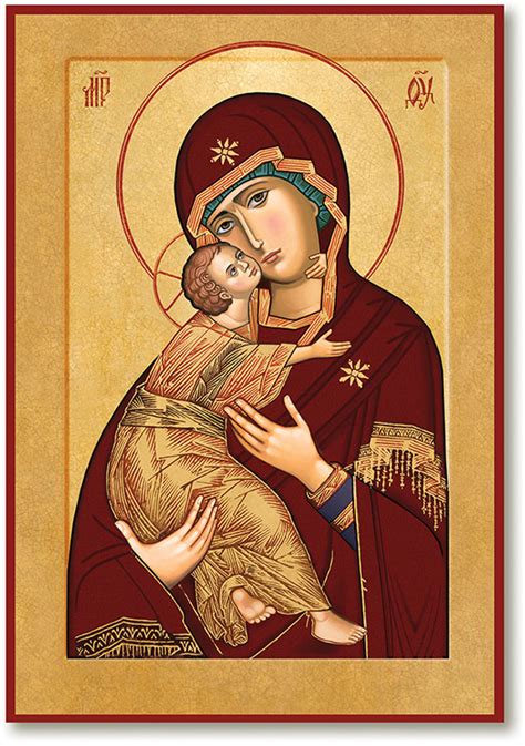 Blessed Virgin Mary Icons: Our Lady of Vladimir Icon | Monastery Icons