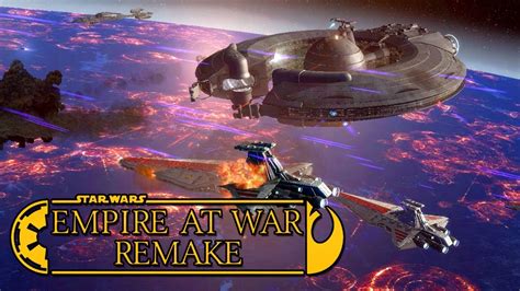 Star Wars Empire at War Remake Mod 3.0 Part 1 - BATTLE OVER COURSCANT - YouTube