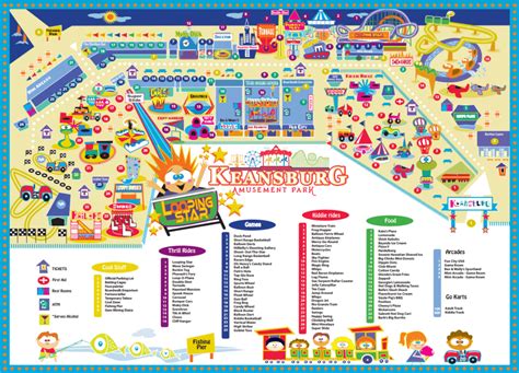 Keansburg Amusement Park Map and Brochure (2024 - 2023 ...