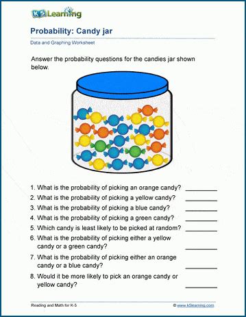 Probability Worksheets | K5 Learning