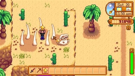 Stardew valley give the sand dragon