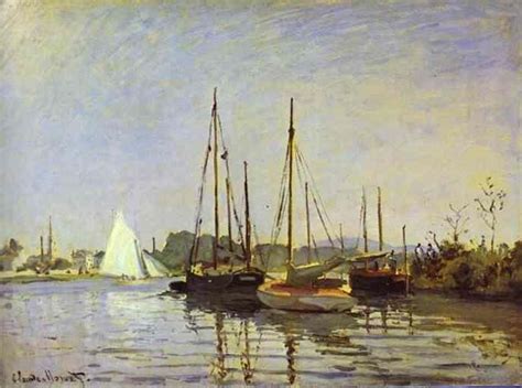 Claude Monet. Pleasure Boat, Argenteuil.