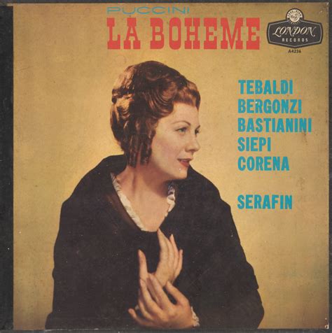 La Bohème : Renata Tebaldi : Free Download, Borrow, and Streaming : Internet Archive