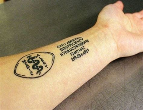 Things To Consider Before Getting That Medical Alert Tattoo | Medical ...