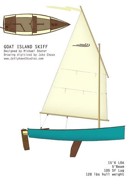 Goat Island Skiff Standard | Sailing dinghy, Wooden boat building, Kayak boats