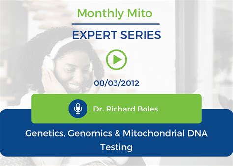 Genetics, Genomics & Mitochondrial DNA Testing - MitoAction