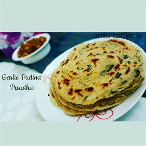 Garlic Pudina paratha Recipe | Ashee's CookBook