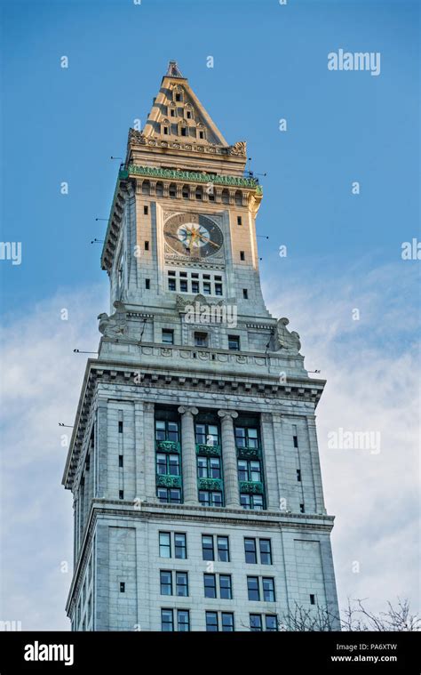 Custom House tower Stock Photo - Alamy