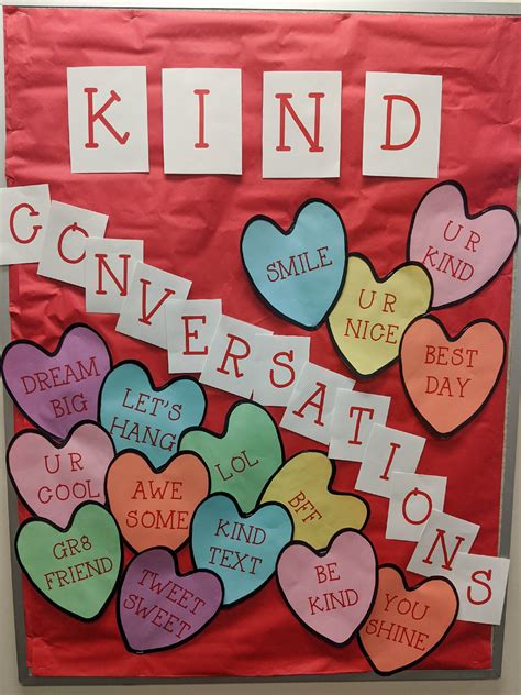 Kind Conversations Valentine's Day Themed Bulletin Board Kit