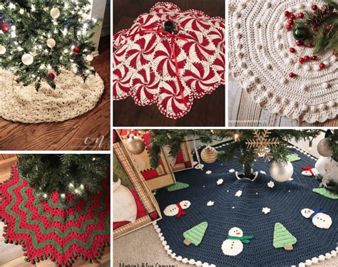 Crochet Tree Skirt Patterns That Sleigh - Crochet 365 Knit Too