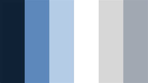 Silver Blue Color Scheme » Blue ... | Blue color schemes, Color schemes ...