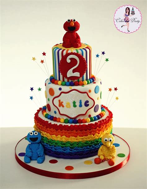 Katie's Sesame Street Birthday Cake | Sesame street birthday cakes ...