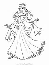 Aurora Dancing Coloring Page For Kids  Free Printable sketch template