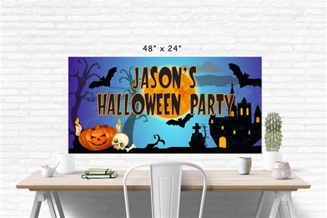 Halloween Party Banner Halloween Party Decorations Pumpkin - Etsy