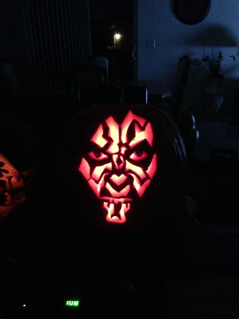 Darth Maul pumpkin | Pumpkin carving, Halloween, Carving