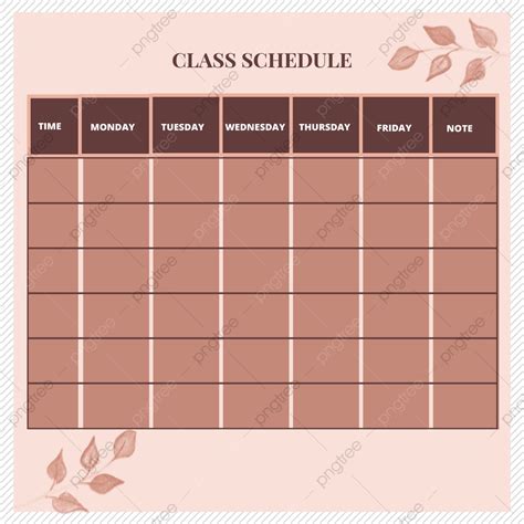 Floral Schedule PNG, Vector, PSD, and Clipart With Transparent ...