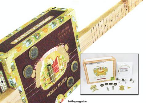 3-String Cigar Box Guitar Kit with How-To Guide - C. B. Gitty Crafter ...