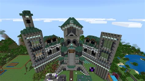 Update on the grian hermitcraft 7 mansion! ive expanded! i made it on a server on mineraft edu ...