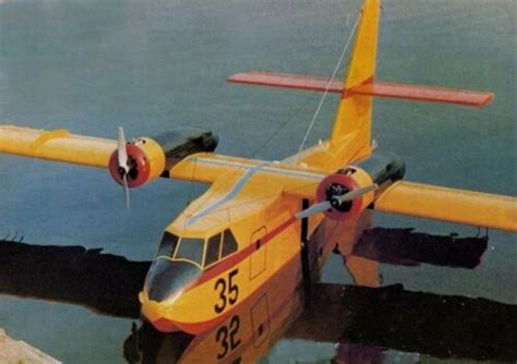 Canadair CL-215 Water Bomber 76" RC Airplane Laser Cut Balsa Ply Short ...