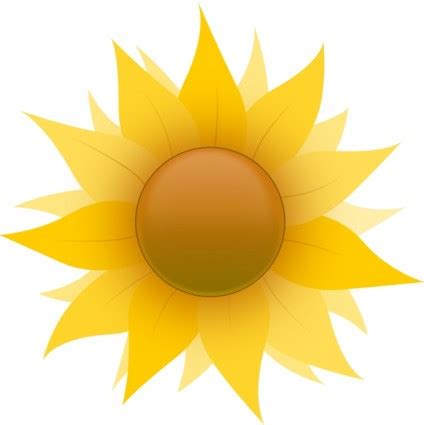 Sunflower clip art free vector in open office drawing svg svg image #6263
