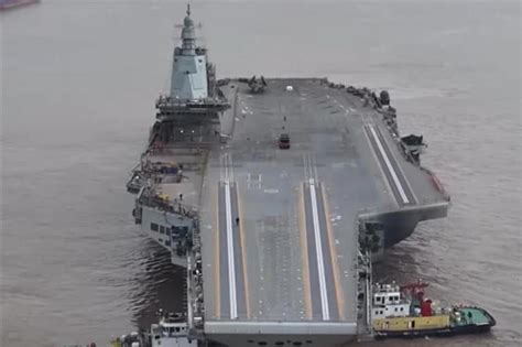 China Releases New Images of Third Aircraft Carrier Fujian