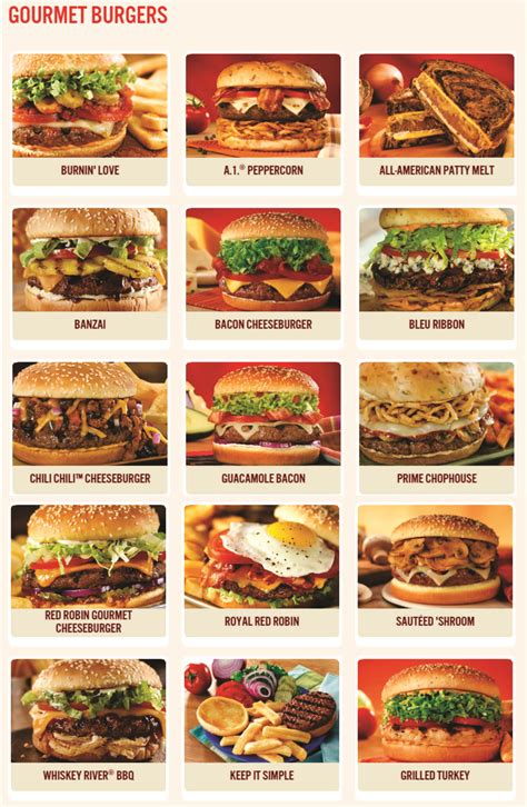 Burnin Love Burger Red Robin Calories - Burger Poster