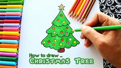 How to draw the Christmas Tree easy! - Blog Thủ Thuật