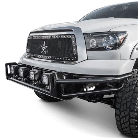 N-FAB® T074RSP - RSP Full Width Black Front Pre-Runner Bumper with Multi-Mount up to Four 9" Lights