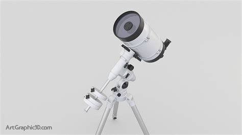 3D Model Telescope Maksutov Cassegrain MAK - Download