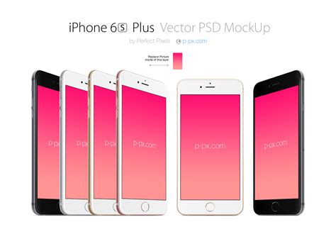 Free iPhone 6S Plus Front and Angled Views | PSD & Ai Vector Mockup (16 ...
