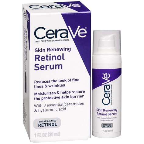 CeraVe Skin Renewing Retinol Serum, 1 fl oz - Walmart.com - Walmart.com