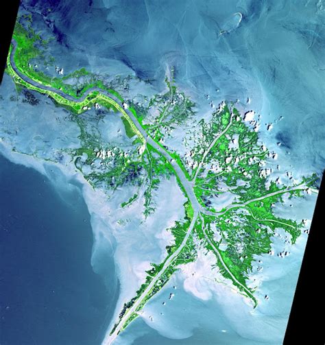 Hurricane Science Spot: River Deltas! Landforms or Artforms?