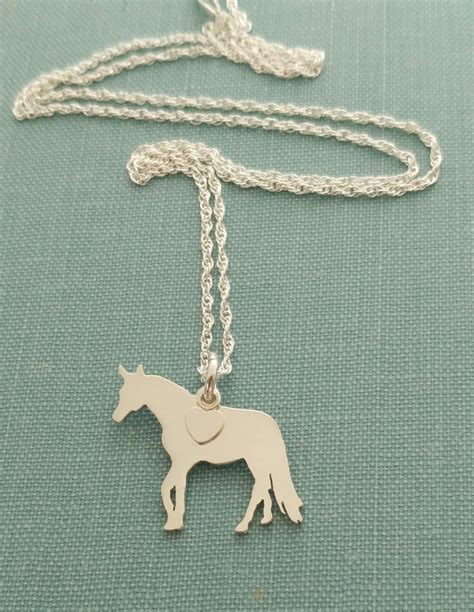 Amazon.com: 925 Sterling Silver Horse Pendant Necklace: Handmade