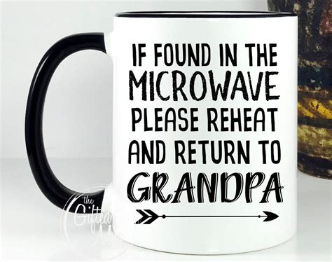 Funny Grandpa Mugs Grandpa Gift Mug If Found in the - Etsy