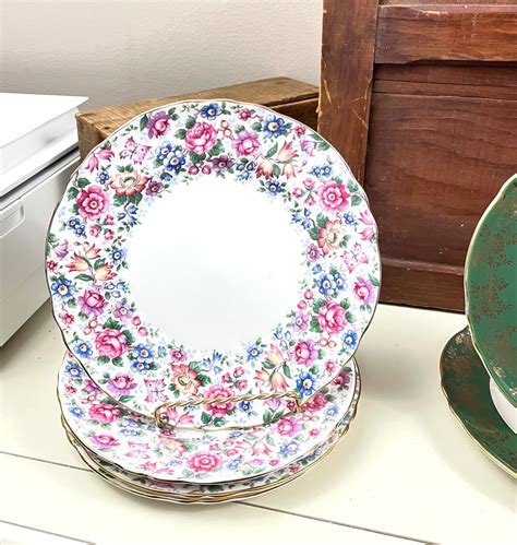 Vintage Luncheon Plates Tea Party Plates Mix & Match 8 Inch - Etsy