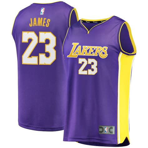 Youth Los Angeles Lakers LeBron James Fanatics Branded Purple 2017/18 ...