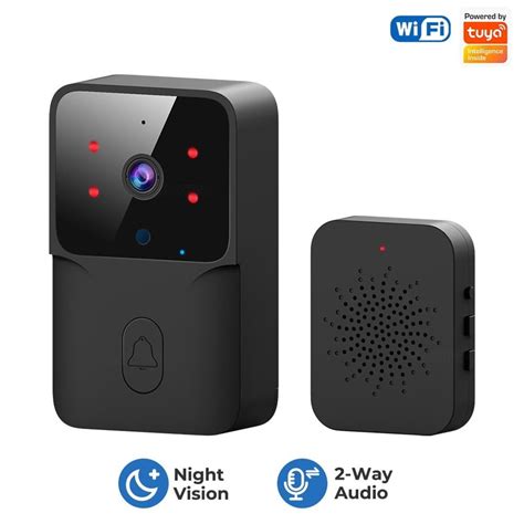 Wireless Control Intelligent Visual Video Doorbell Night Vision Voice ...