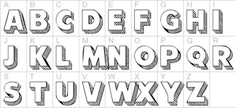 9 Block Letter Font Alphabet Template Images - Printable Block Letters ...