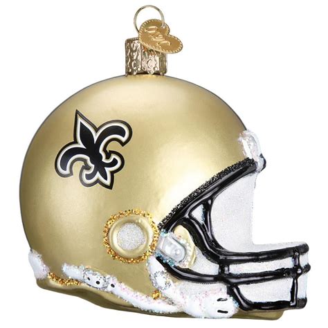 New Orleans Saints Helmet Ornament - Old World Christmas | Old world christmas ornaments, Old ...