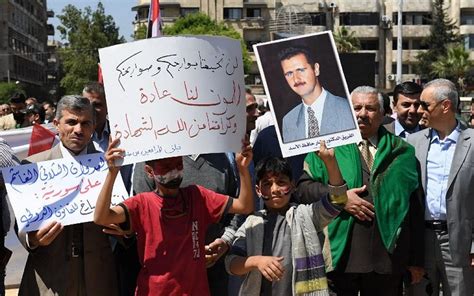 Assad vows to 'crush' his enemies after night of US-led airstrikes ...