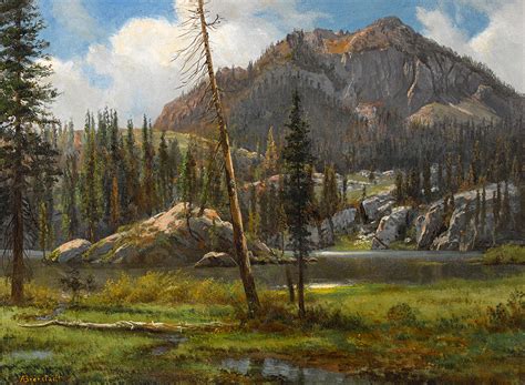 Southern Sierra Nevada Mountains Painting by Albert Bierstadt - Fine ...