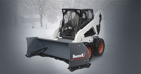 Skid-Steer Snow Plows | Straight Blade Attachments | SnowEx®